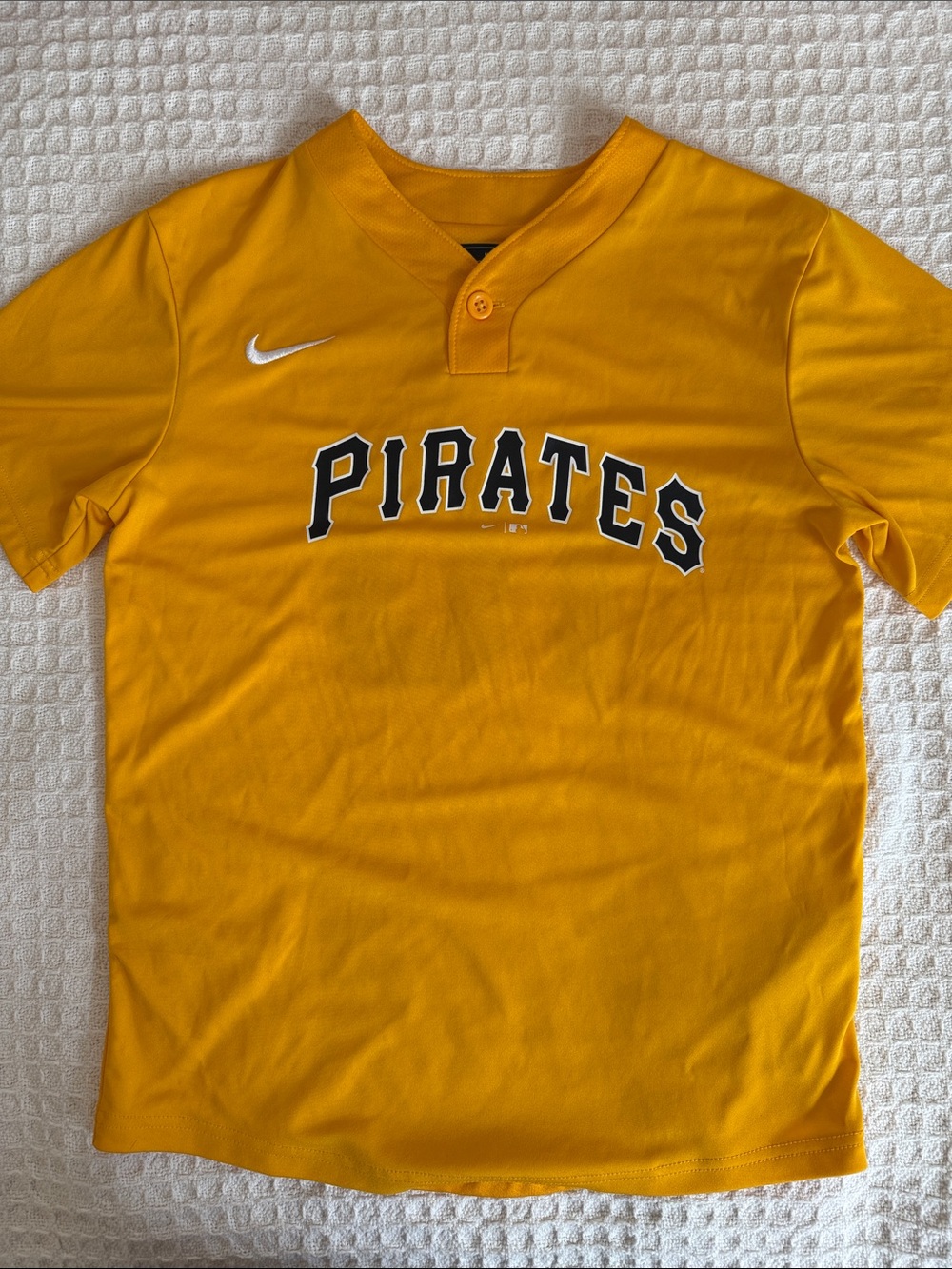 Nike Kids Pirates Short Sleeve Jersey - Yellow